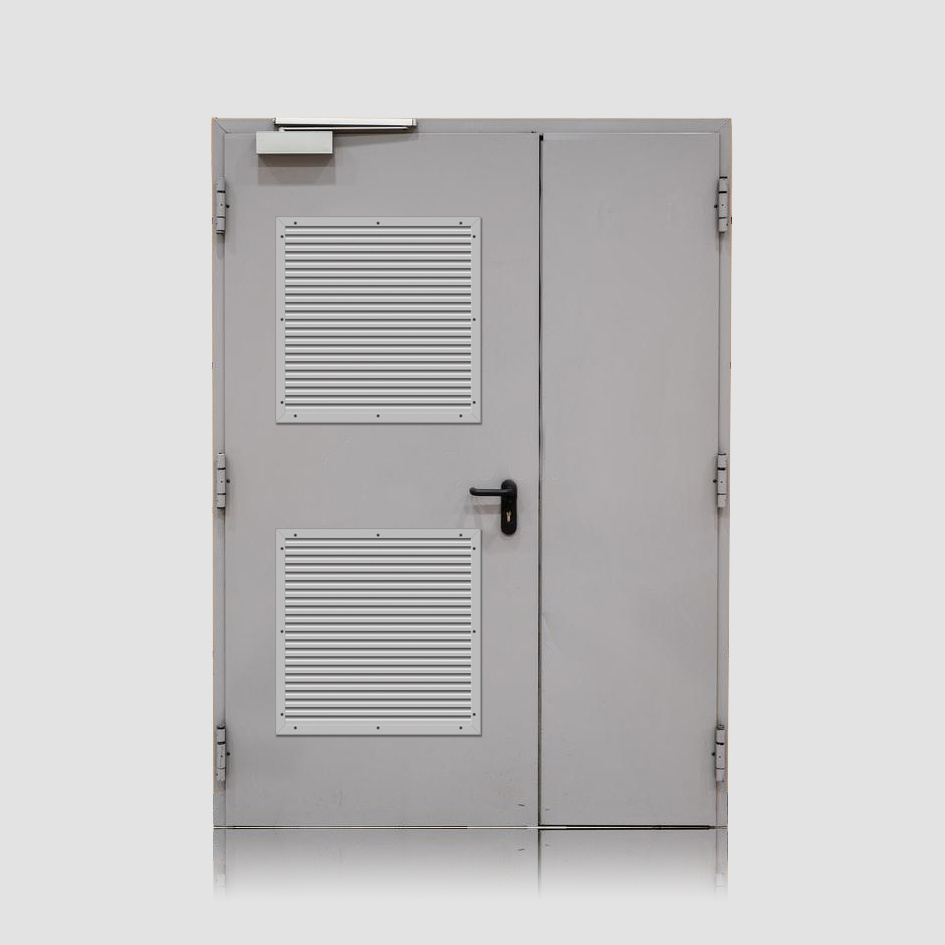 Self-Attaching-Steel-Louver-Commercial-Door-Hardwares-587-587mm-Aperture