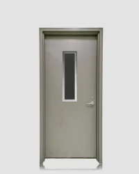 Couple-of-Steel-Vision-Frames-Vp204X783-by-Self-Attaching-to-Fit-Glass-in-Door-Cutout