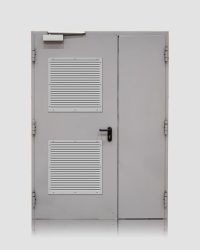 Self-Attaching-Steel-Louver-Commercial-Door-Hardwares-587-587mm-Aperture